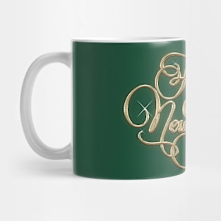 Golden Happy New Year Mug